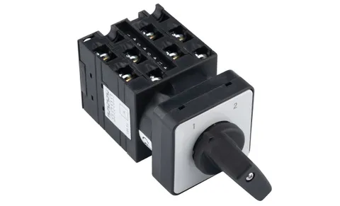 Переключатель UKT0-4-8223/E, 4P, 20A, тип 1-2, 4NO на 1_2, на дверь, фронт IP65
