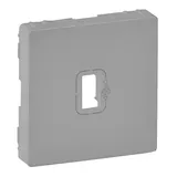 Valena Life - Лицевая панель для розетки USB 3.0 с подключенным кабелем 15см и разъемом, алюминий