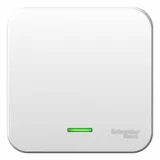 Выключатель Systeme Electric Blanca, открытой установки 1-клавишный (cх.1) с подсветкой, 6А, 250В, белый