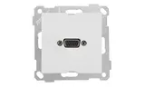 21 - Розетка VGA , белая