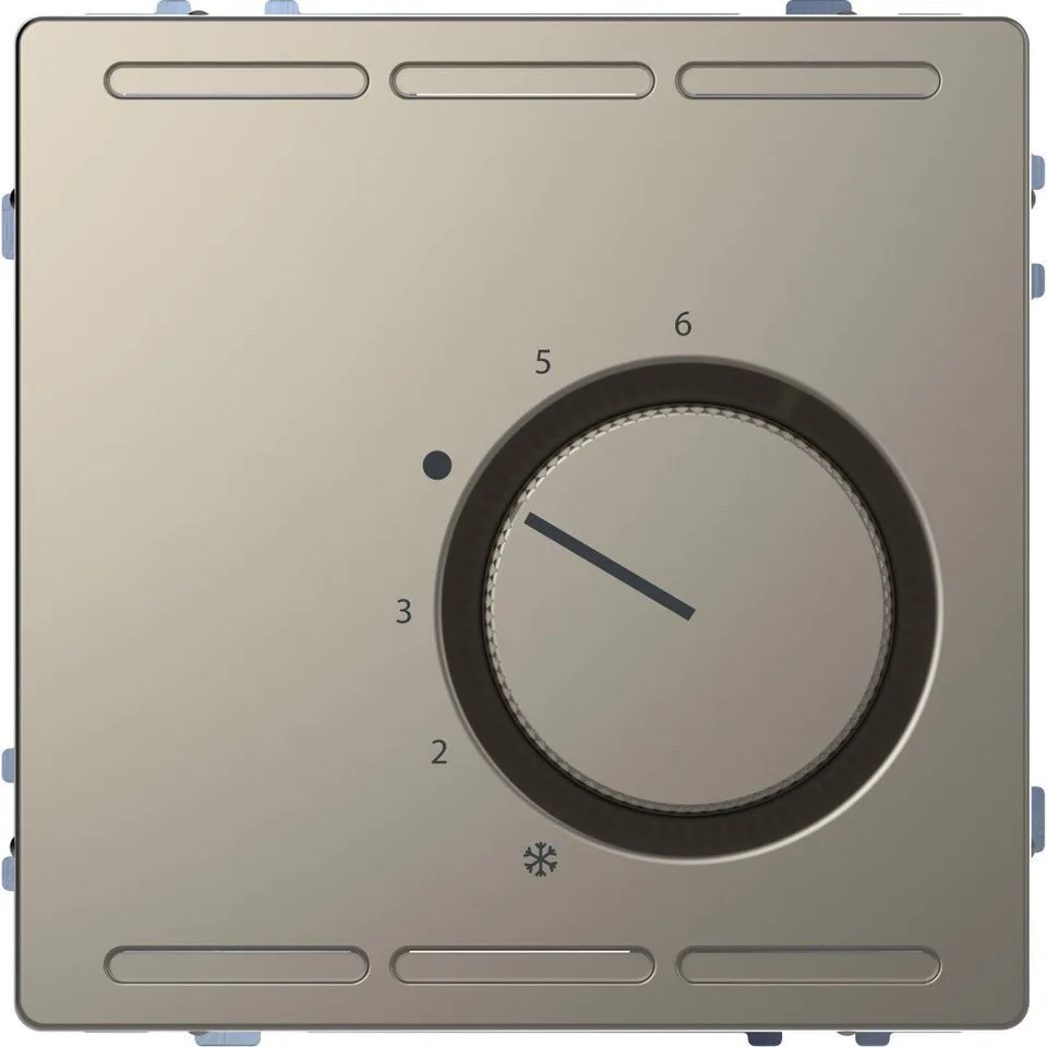 Термостат Schneider Electric D-Life, терморегулятор с центр. пл. с перекл. конт.230В, никель, SD