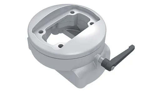 Адаптер поворотный (315°) с фиксацией для панели ETR060, RAL7035, m=0,72кг