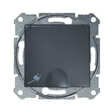 Розетка Schneider Electric Sedna, с/з с/ш с крыш., IP44 грф