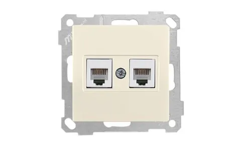 21 - Розетка телефонная 2хRJ-12, сл.кость