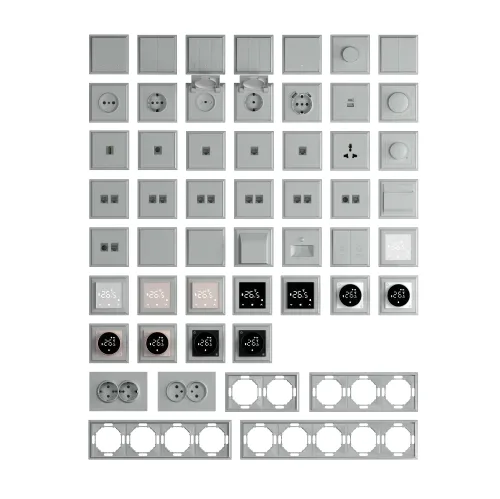 Накладка для светильника Step Light DB986, серый графит, серия S08