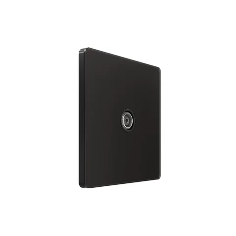 ТВ розетка Systeme Electric Infinity, телевизионная скрытой установки TV/FM 5-1000MГц, Полярная ночь