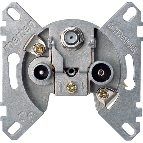 Розетка ТВ Schneider Electric D-Life, механизм TV/FM/SAT, оконечный, 0/14DB
