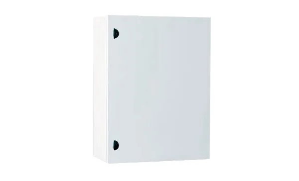 Щит моноблочный 400x300x200мм (ВxШxГ) с монтажной панелью, RAL7035, IP66