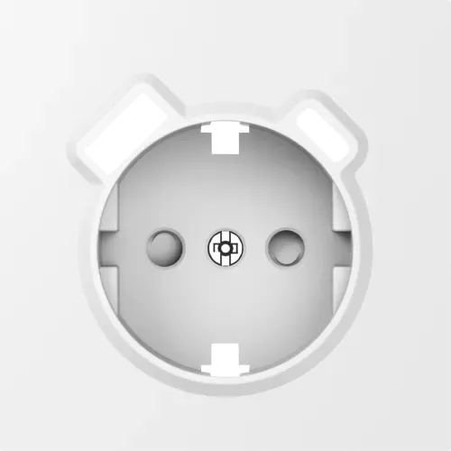 Накладка для розетки Schuko с зарядным устройством USB A+C, со шторками 16A 250В, матовый белый, серия S08