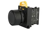 Кнопка плоская PB3E, черная, без фиксации, без подсветки, 1NO, 6A 230VAC/24VDC, 22mm, IP65