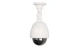 Муляж вращающейся камеры ORNO c LED-индикатором, внутри и снаружи помещений, белый корпус, питание 2x1,5V AA-батарейки