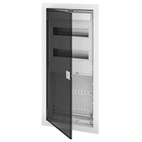 U48FP 4/2 PL, Щит встраиваемый комбинированный 4/2 с прозрачной дверцей, IP40