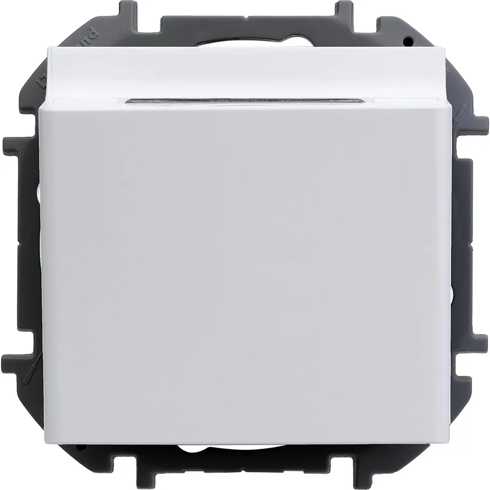 Inspiria - Выключатель карточный с подсветкой (белый)