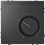 Термостат Schneider Electric D-Life, терморегулятор с центр. пл. с перекл. конт.230В, антрацит, SD