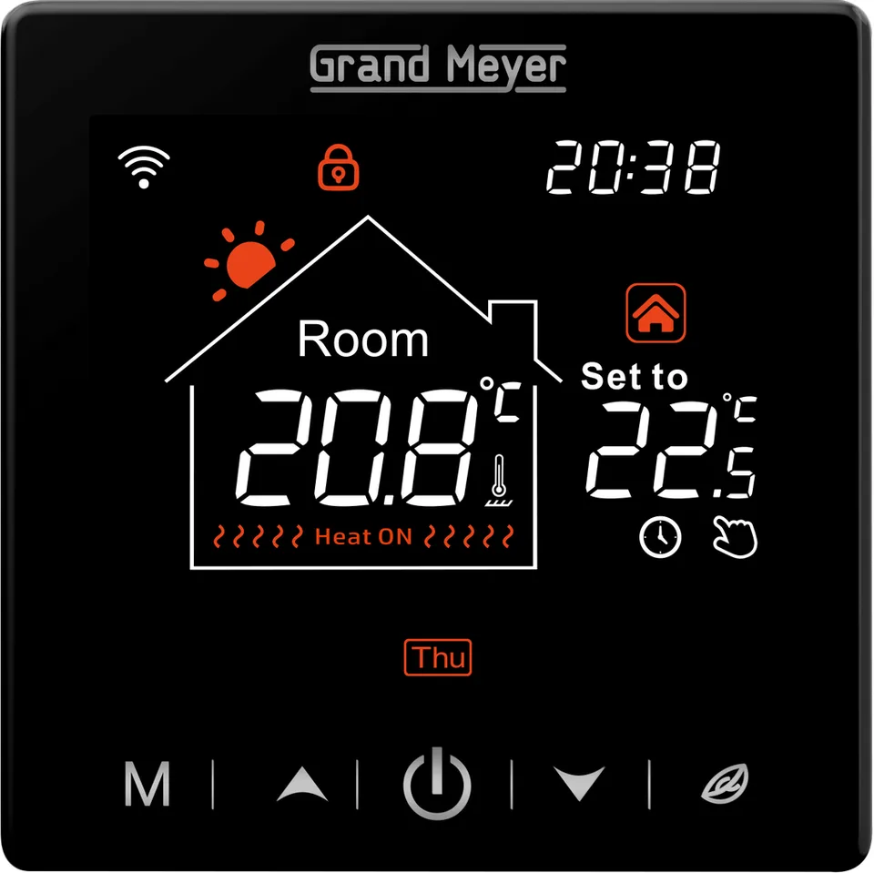 Терморегулятор Grand Meyer SN-20 с Wi-Fi, сенсорный