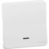 Лицевая панель Schneider Electric Mureva, S, клавиша с линзой подсветки, белый, IP55