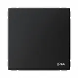 Выключатель Systeme Electric ArtGallery, 1-клавишный переключатель IP44, 10АХ, механизм, карбон