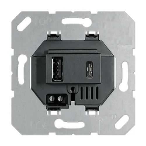 USB зарядное устройство, 3.1A тип A, С черный
