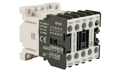 Контактор CP0 40 220/230 V 50Hz, 4NO, 6A(230VAC)/4A(400VAC) по АС-15, 220/230VAC