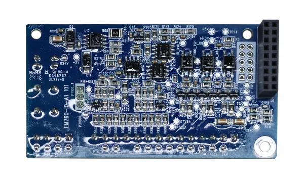 Плата расширения входов/выходов EM760-IO-A1, 3DI, 2RO, 2AI (-10_10V, Pt100/Pt1000/KTY84/PTC), для EM760