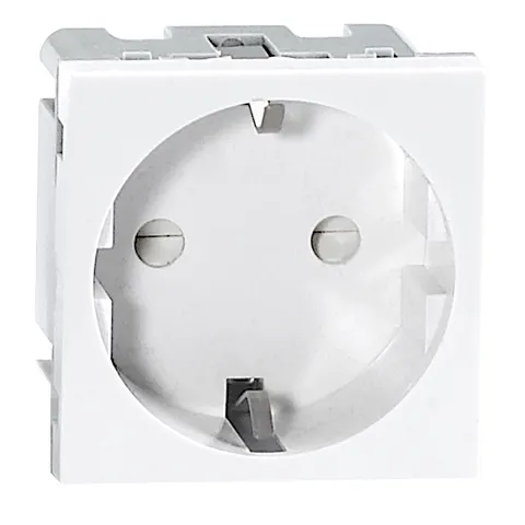Noen - Розетка 2P+E, 2М, защ. шторки, белая