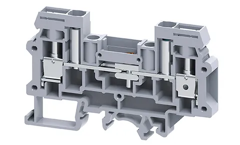 Клемма с размыкателем CDS6U /8х82mm, винтовая, неизол. контрольные гнезда, 2 присоед., 6(max 10)mm2, 41A, 800V, серая