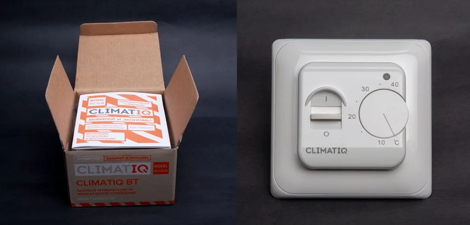 Терморегулятор CLIMATIQ BT механический, 16 А