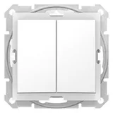 Выключатель Schneider Electric Sedna, перек-ль 2-х клав. IP44 белый