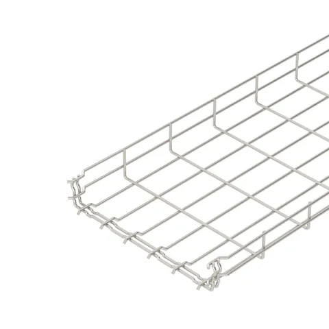 Лоток GRM 55 50 VA4301 проволочный, быстрый монтаж, Ø3.9мм, 55Х50Х3000мм (ВХШХД), нерж. сталь