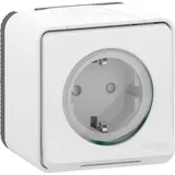 Клемма Schneider Electric Mureva, S, розетка с з/к. и шт., открытой установки, винтовые, белый, IP55
