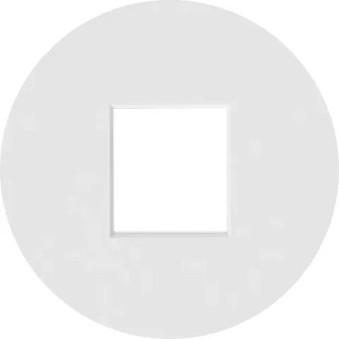Накладка 1-я для розеток RJ45, TV, SAT, HDMI, матовый белый, серия D16