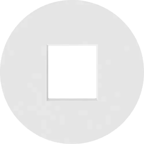 Накладка 1-я для розеток RJ45, TV, SAT, HDMI, матовый белый, серия D16