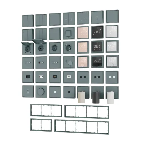 Накладка для розетки RJ45, 2-я, матовый изумруд, серия R98
