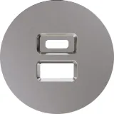 Накладка для розеток USB, шампань, серия D16