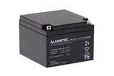 Батарея аккумуляторная Alarmtec BP26-12, 12V/26Ah, 125x166x175 HxLxW, 8kg, 5 лет