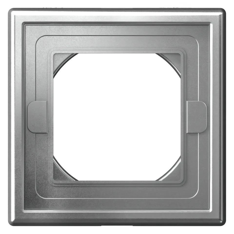 Рамка Systeme Electric ArtGallery, 1-постовая IP44, алюминий