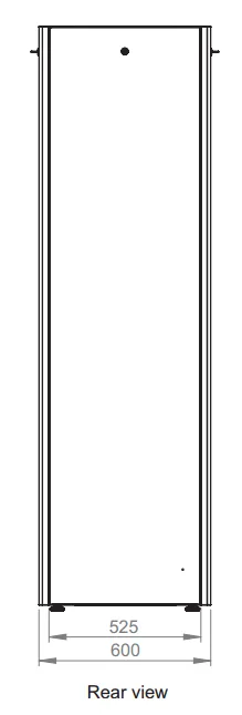 Щит телекоммуникационный 19", 42U, ВxШxГ 2010x600x800мм, DYNAmic Basic, напольный, перед. дверь стекло, задняя глухая металлич., черный
