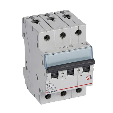 Авт. выключатель TX3, 3P, 32A, хар-ка B, 6kA, 3M