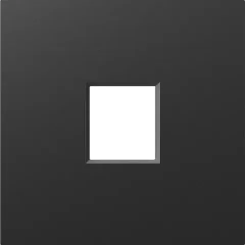 Накладка 1-я для розеток RJ45, TV, SAT, HDMI, матовый карбон, серия A07