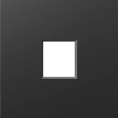 Накладка 1-я для розеток RJ45, TV, SAT, HDMI, матовый карбон, серия A07