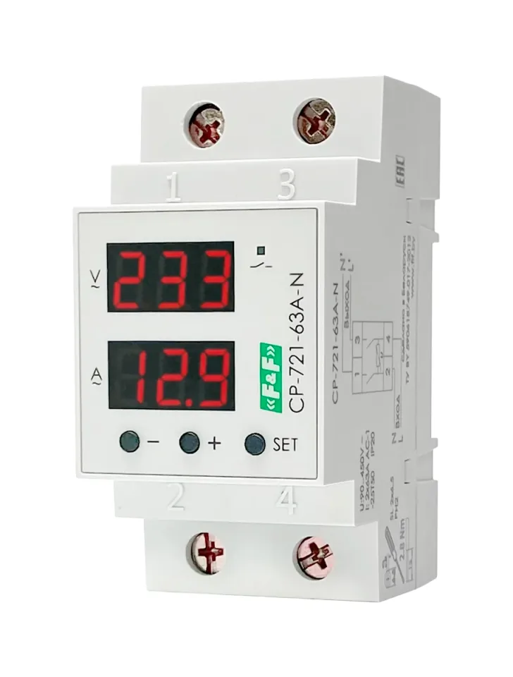 Реле контроля напряжения CP-721-63A-N