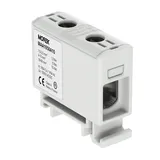 Клемма Morek OTL50 серая, 1xAl/Cu 1,5_50mm², 160(CU)/145(AL)A, 1000V, винтовые зажимы