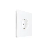 Розетка Systeme Electric Infinity, скрытой установки с зк (250В, 16А, защит. шторки), Арктический лед