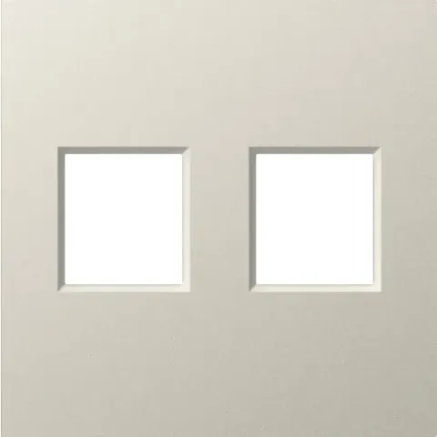 Накладка 2-я для розеток RJ45, TV, SAT, матовый кашемир, серия A07