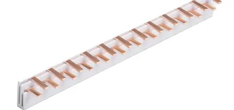 Шина соединительная типа PIN P-1+N-1000/10, 2Px54(18мм), 10 мм2, 63А, L=1000мм (NVA)