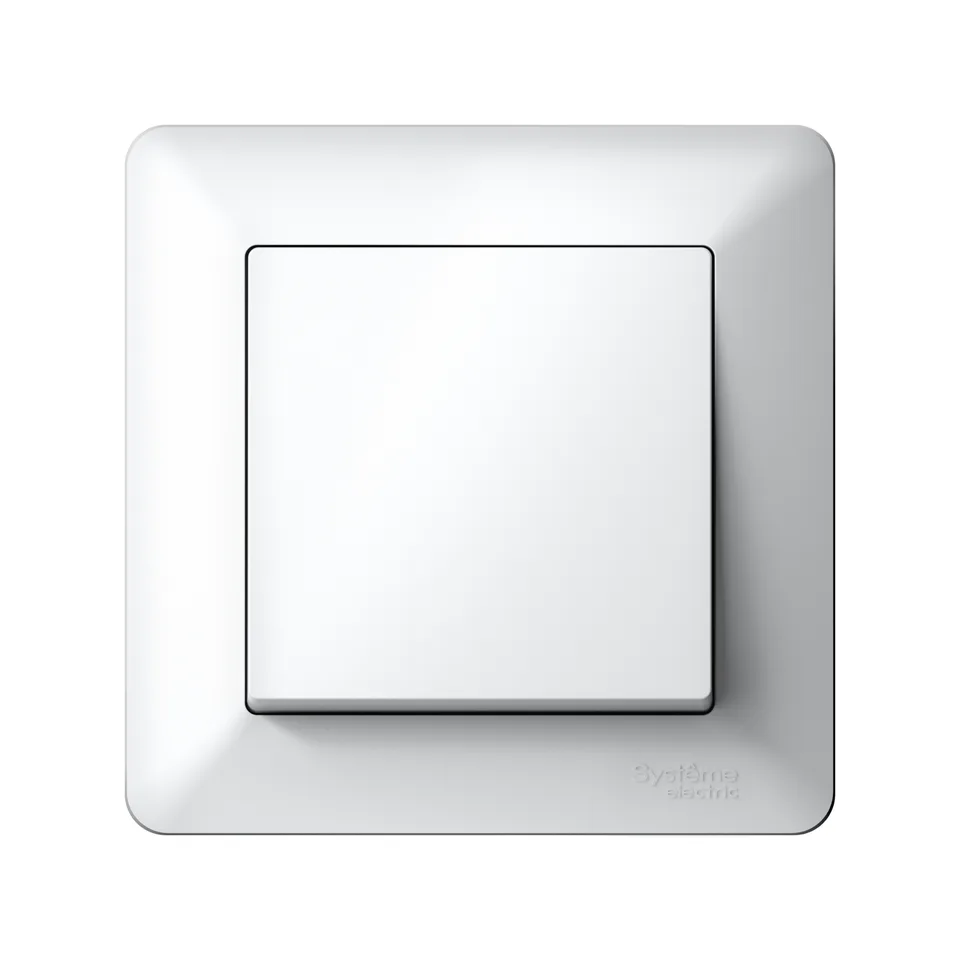 AtlasDesign AIR Systeme Electric 1-постовая рамка, белый