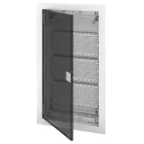 U36FP IT PL, Щит встраиваемый мультимедийный, 3 ряда, прозрач. дверца, IP30