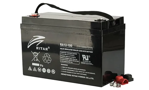 Батарея аккумуляторная Ritar RA12-100, F12(M8), 12V/100Ah, 220x328x172 HxLxW, 28.5kg, 12 лет