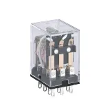 Промежуточное реле JZX-22F(D) 4 конт. с инд. LED 3А 24В AC (R)