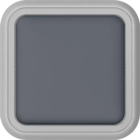 Переключатель 1-клавишный накладной, цвет серый, IP55, серия W55